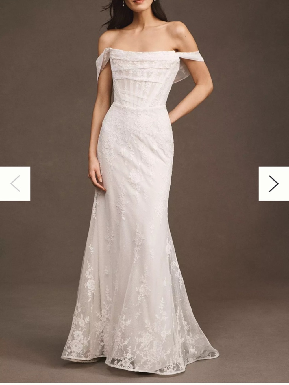 Watters Emilia Strapless Corset Wedding Gown